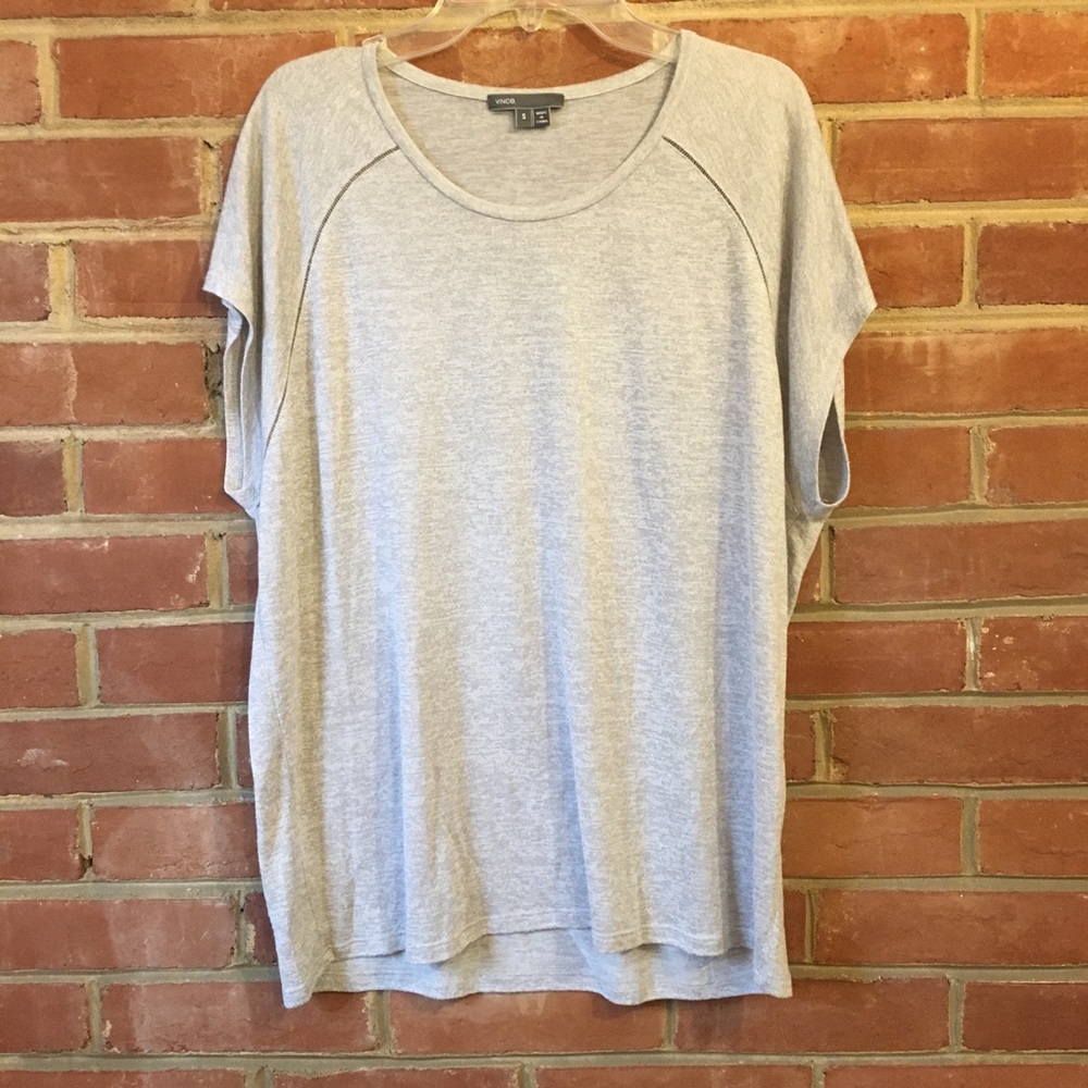 Vince Raglan Sleeve Gray  T-shirt Size S